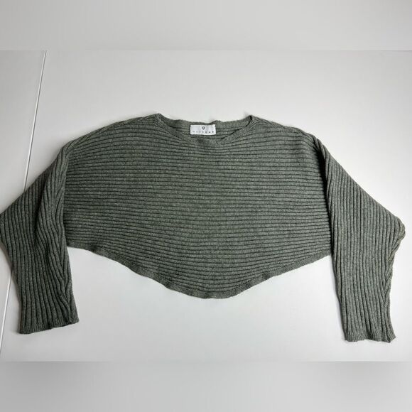 HaveOne Light Olive Chunky Knit Sweater One size made in Italy - Picture 3 of 10